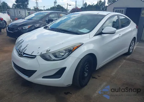2016 Hyundai Elantra Se from USA, damaged, VIN 5NPDH4AE0GH754699